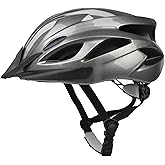 Adult Cycling Bike Helmet, Lightweight and Adjustable with Pads&Visor for Men and Women,Premium Quality Airflow Unisex Bicycle Helmet,Suggested Fit 58-61 cm