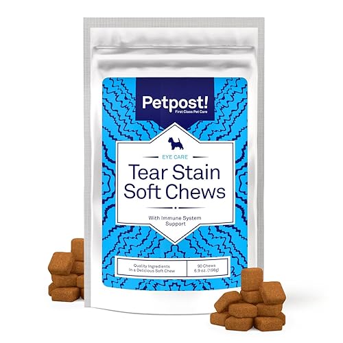 Petpost Tear Stain Remover Soft Chews Delicious Eye Stain