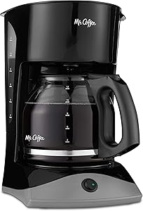 Mr. Coffee 12-Cup Coffee Maker, Black