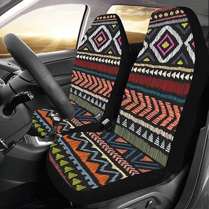 Étnico Tradicional Geométrico Nuevo Fit Auto Drive Fundas asiento ...