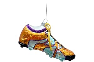 Ashland 4.75" Running Shoes Glass Ornament Holiday and Christmas Ornaments