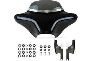 Krator Front Batwing Motorcycle Fairing Compatible with Harley Davidson Road King FLHR (1994-2023) & Road King Special FLHRXS