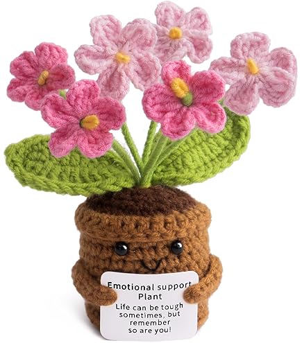 Support émotionnel Fait à la Main pour Cadeaux, Encouragement émotionnel Amusant pour décorations tissées à la Main, Cadeaux au Crochet, Cadeaux de décoration de Bureau et de Maison Support émotionnel Fait à la Main pour Cadeaux, Encouragement émotionnel Amusant pour décorations tissées à la Main, Cadeaux au Crochet, Cadeaux de décoration de Bureau et de Maison
