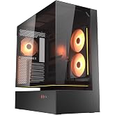 COUGAR CFV235 MidTower ATX, CEB Case,430mm GPU Supported, Pre-Installed ARGB PWM Fans 120mmx3, 270&deg; Airflow Access, Dust Filter, Dual Magnetic Filtration, Cable Management (Black, CFV235)
