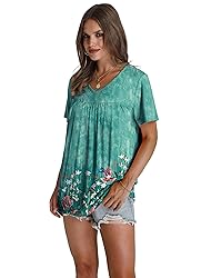 Womens Blouses Dressy Casual Short Sleeve T Shirts