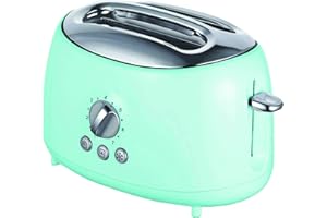 Brentwood Appliances Cool-Touch 2-Slice Retro Toaster with Extra-Wide Slots (Blue)