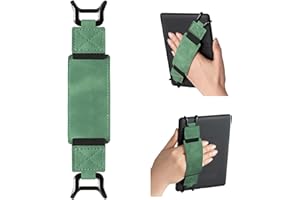 CoBak Secure Hand Strap for Kindle Paperwhite and Tablets - Versatile and Lightweight Finger Grip Holder for 6.8-9" Kindle/Kobo/Voyaga/Lenovo/Sony E-Book Tablet - High Elasticity, Emerald