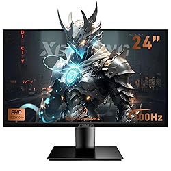 memzuoix 24 Inch FHD Computer Monitor, 1920x1080