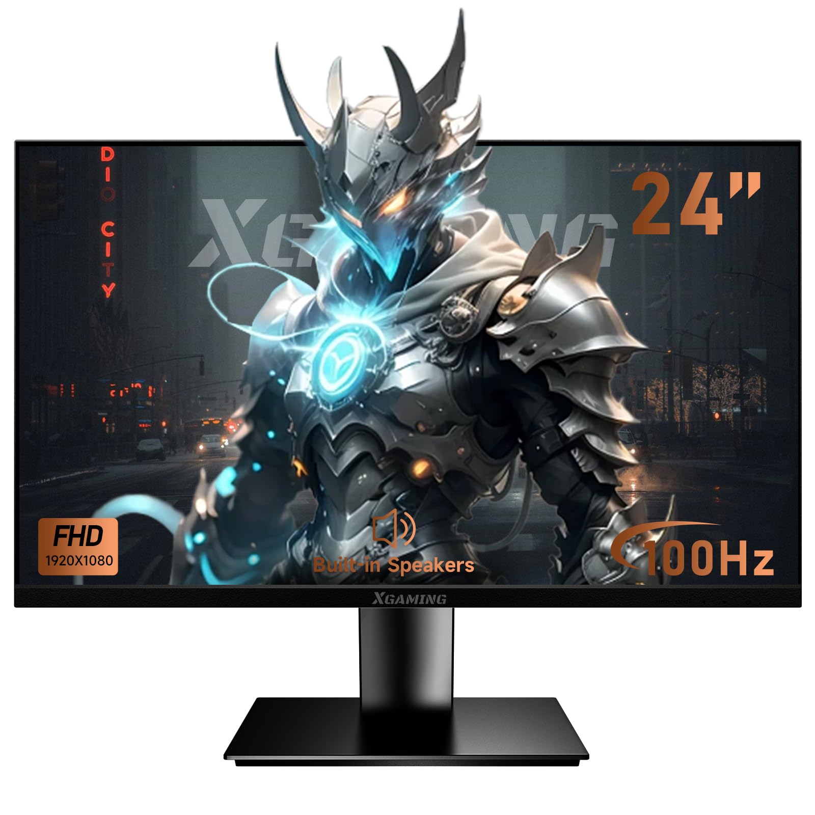 memzuoix 24 Inch FHD Computer Monitor, 1920x1080