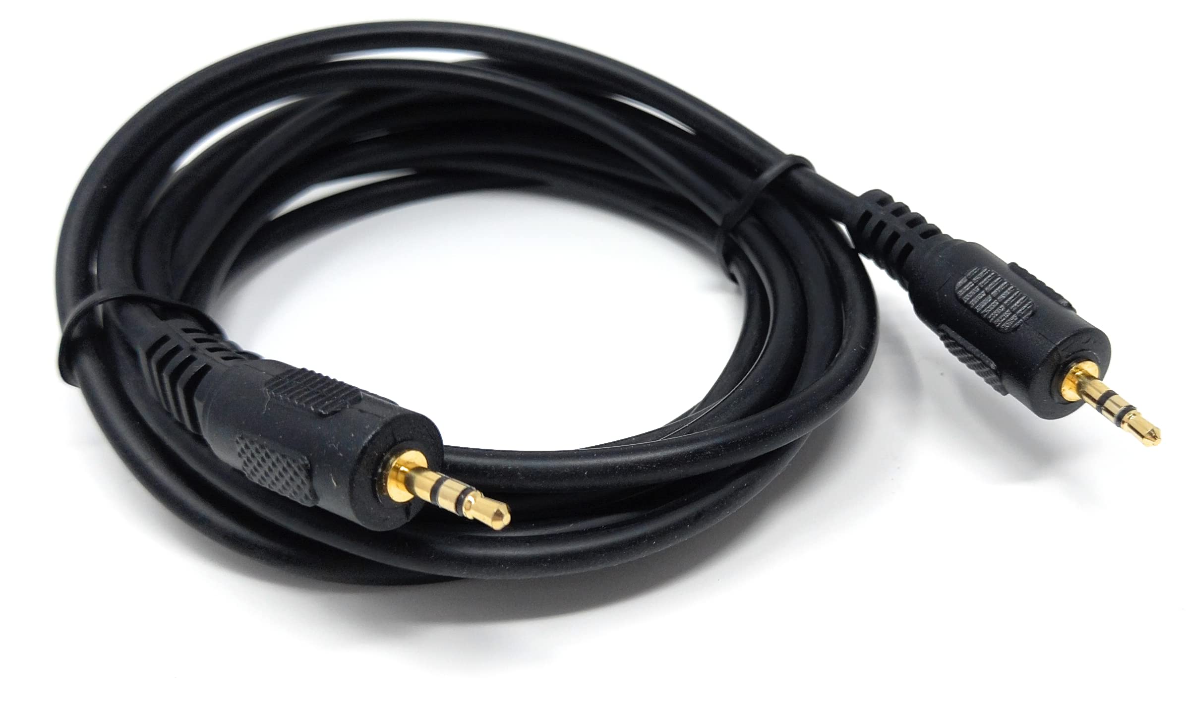 DRUT 2m 2.5mm Jack to 2.5mm Jack Stereo Audio Cable Lead, Gold Connectors 6.5ft