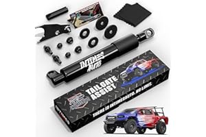 InTimesAuto Truck Tailgate Assist for 1999-2007 Chevy Silverado & GMC Sierra 1500 2500 3500, No-Drill Installation, Smooth Drop Rate for Enhanced Safety and Durability in Off-Road Adventures