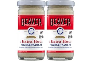LJJ Beaver Extra Hot Horseradish 4oz (Pack of 2)