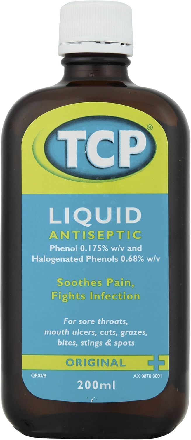 TCP Original Antiseptic Liquid, 200ml Amazon.co.uk Health & Personal Care