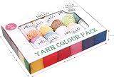 Hello Yarn Hello 100 Percent Cotton Yarn Pack Pastel 12 Balls 25g 62.5m each view 2
