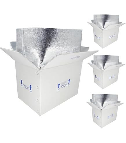 Insulated Shipping Boxes 10x10x10 Insulated Shipping Box With 3/4 - View #8