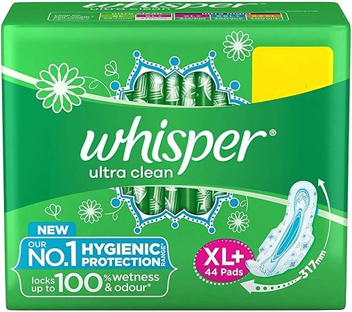 Whisper Ultra Clean -XL Wings 44 Pads 