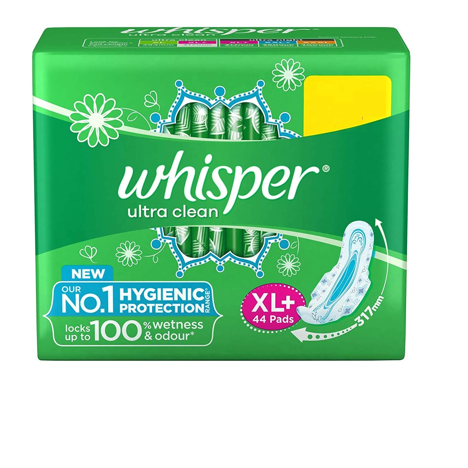 Whisper ultra clean XL Sanitary Pad Best Price in India Whisper ultra