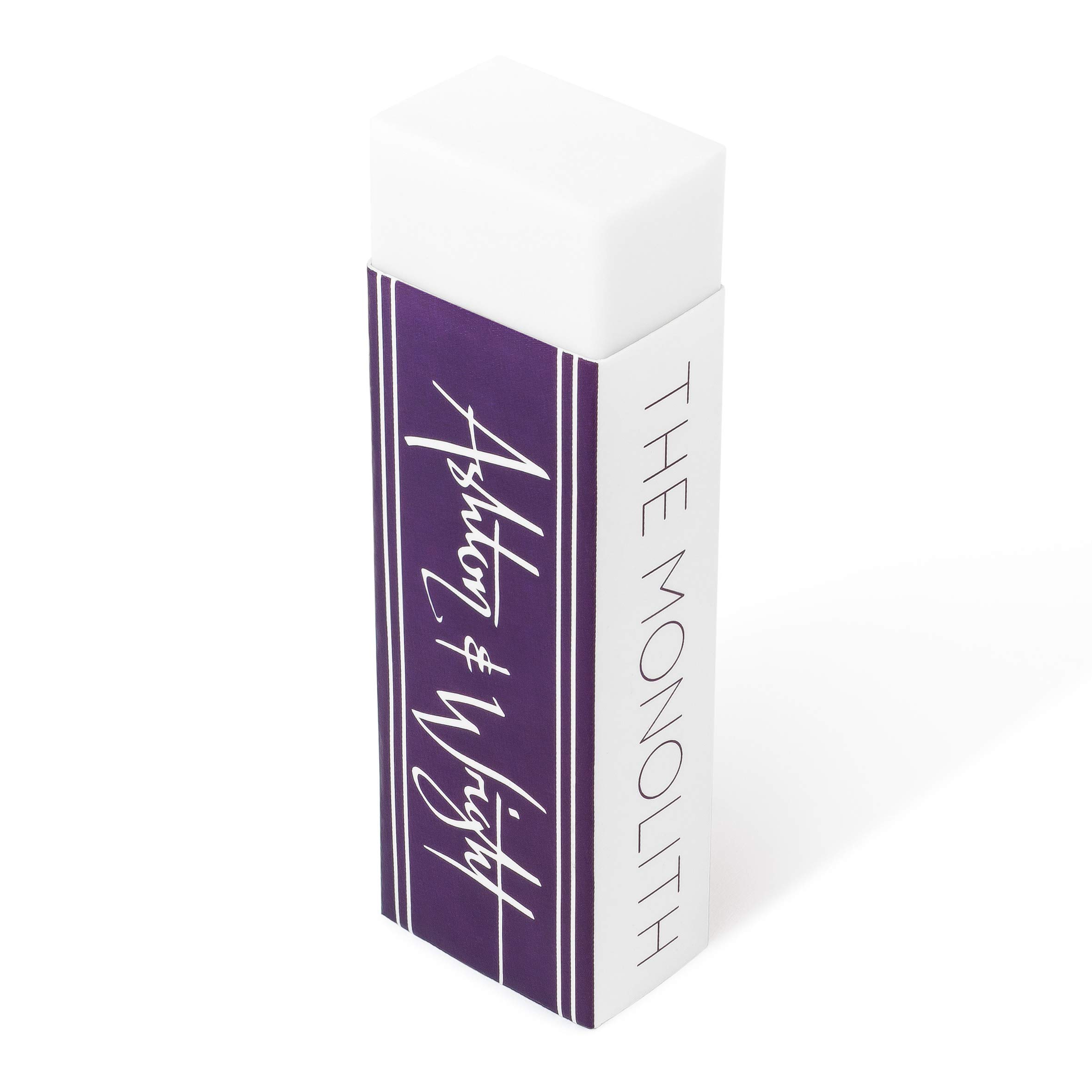 Ashton and Wright - Monolith Eraser - Latex Free Plastic Rubber - Pack of 10 Jumbo White