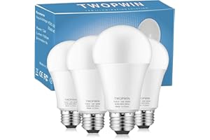 TWOPWIN Garage Door Opener Light Bulbs, 12W High Brightness 1500LM, Minimize Interference LED Light Bulbs for Garage Door Ope