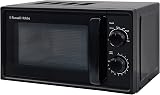 Russell Hobbs 17L Microwave Black 700W 5 Power Levels Defrost 30m RHM1725B