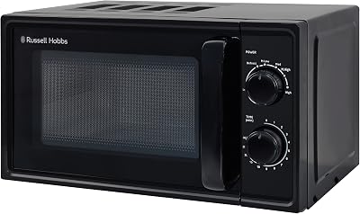Russell Hobbs 17L Microwave Black 700W 5 Power Levels Defrost 30m RHM1725B