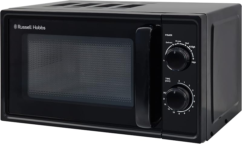 Russell Hobbs 17L Microwave Black 700W 5 Power Levels Defrost 30m RHM1725B