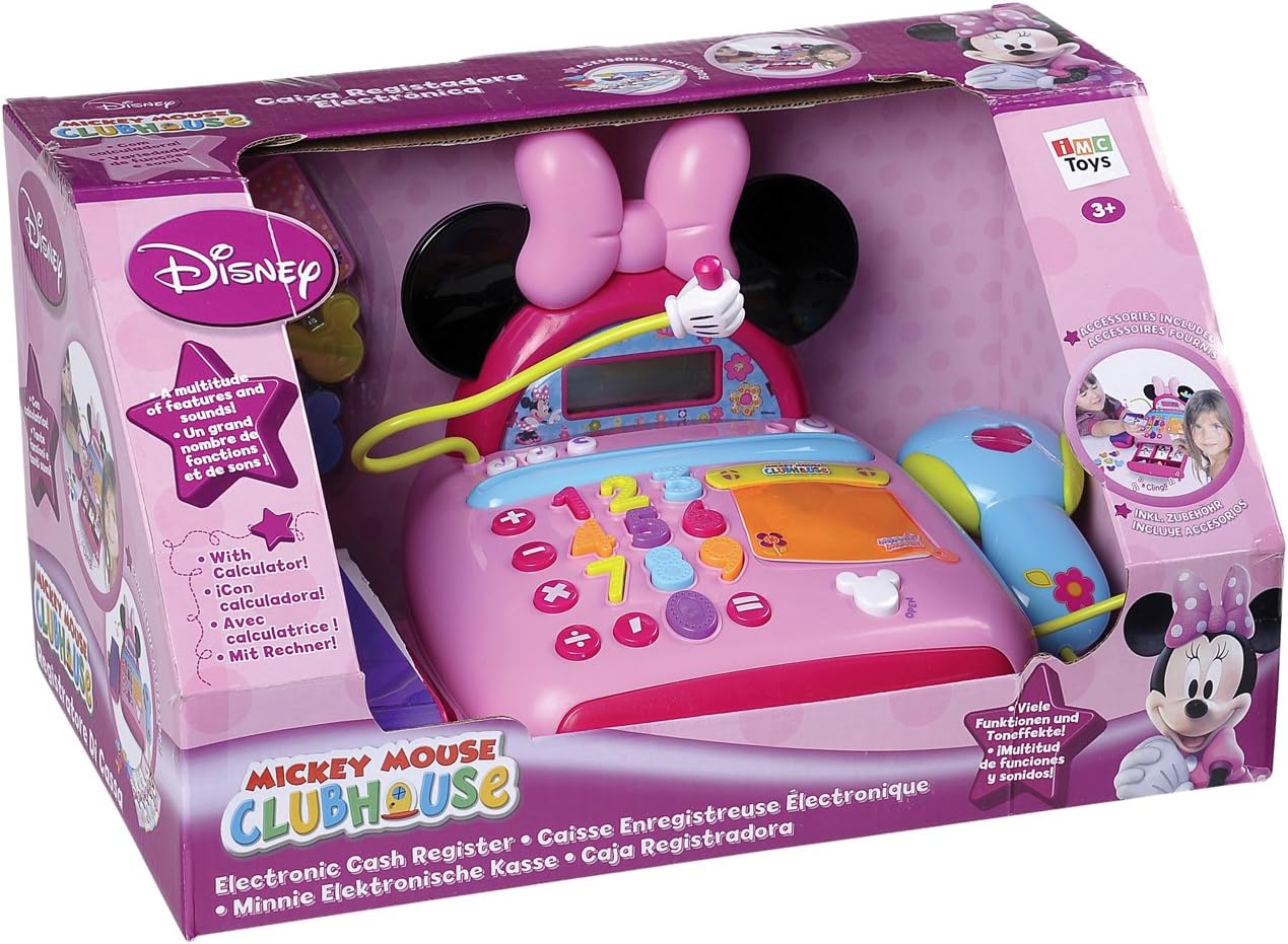 Grandi Giochi GG08501 - Caja registradora, diseño de Minnie: Amazon.es: Juguetes y juegos
