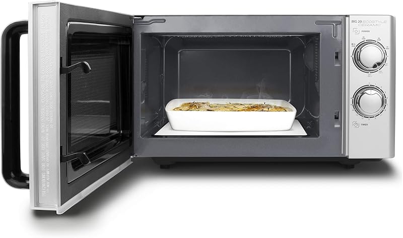 CASO Design MG 20 Ecostyle Microwave Oven & Grill, 20L, 700W, Silver