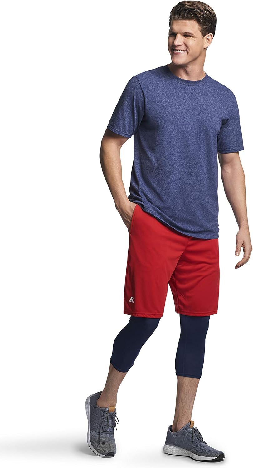 Russell Athletic Men's Cotton Performance Short Sleeve T-Shirt at  Men’s Clothing store