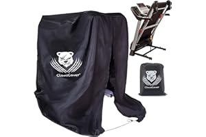 ClawsCover Treadmill Cover Waterproof Dustproof Running Machine Cover Exercise Workout Equipment Protective with Windproof Drawstring and Air Vents for Home Gym Indoor Outdoor