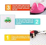 Tyrzol 15pcs Fuse Bead Pegboards Clear Animal Heart Shapes Craft Tray DIY view 4