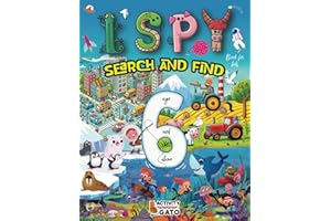 I SPY Search and Find for Kids Age 6 and above: Seek and Find Book for Kids, Spot Animals of The Forest, Jungle, Farm, Ocean, Space, Seasons, and ... Puzzle book and Fun Activities for Children