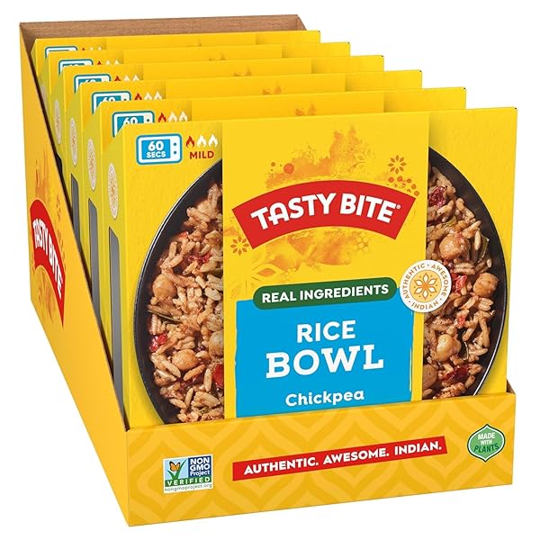 TASTY BITE CHICKPEA BIRYANI RICE BOWL, READY TO...