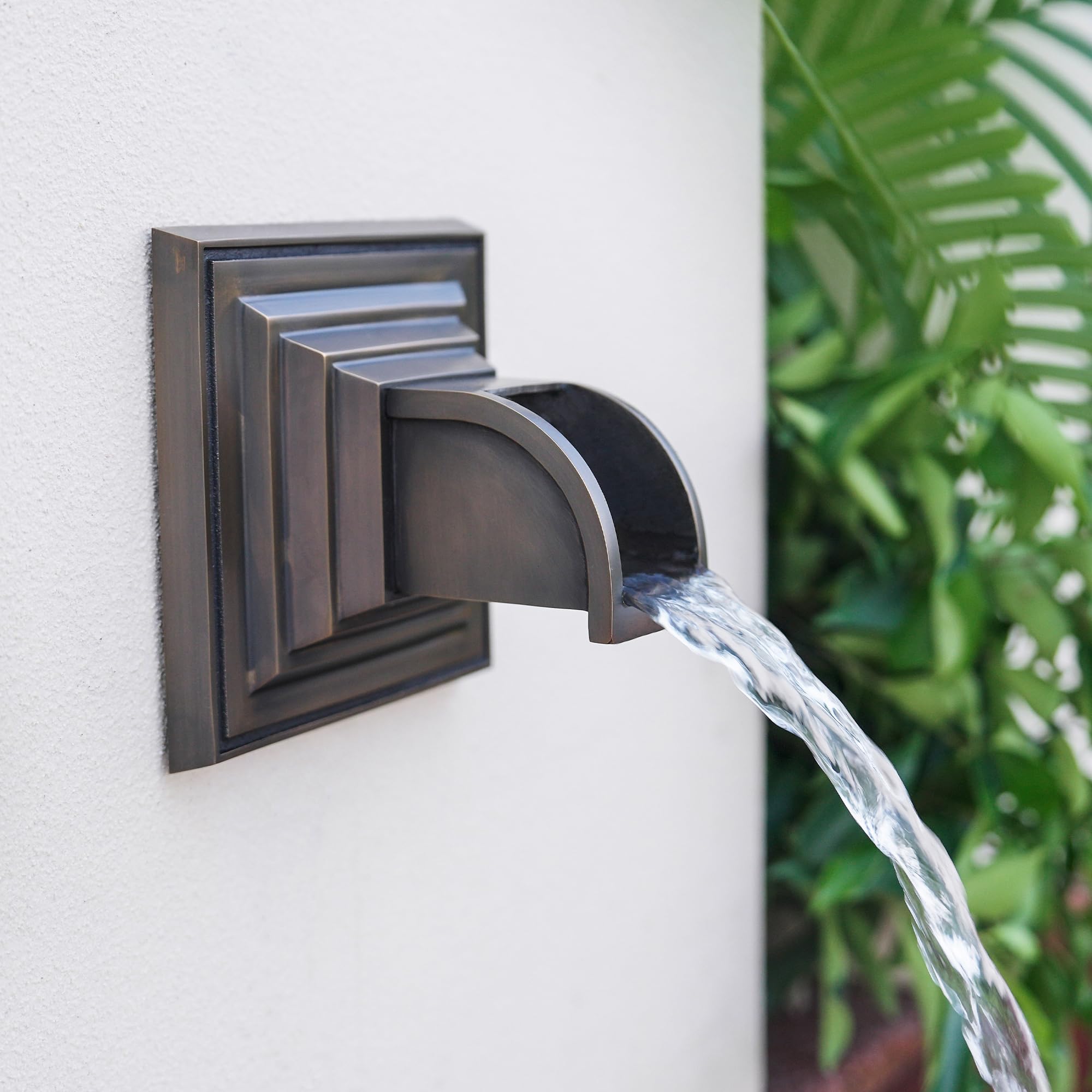 Aquadock Solid Brass Waterfall Spout Scupper Made Exquisite Handcrafted ...