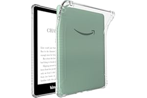 BAMCOO Clear Case for 6.8" Kindle Paperwhite 11th Generation 2021 and Paperwhite Signature Edition Clear TPU Back Cover Ultra Slim Lightweight Non-Slip Cover Case Clear