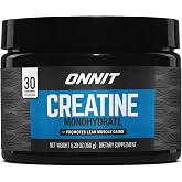 ONNIT Creatine Monohydrate Powder 5g, Unflavored, 30 Servings | IGEN Non-GMO Tested; 5g creatine per serving supports muscle strength, power, lean mass &amp; brain cellular energy; no fillers
