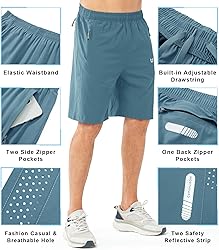 NORTHYARD Men's Athletic Running Shorts Quick Dry