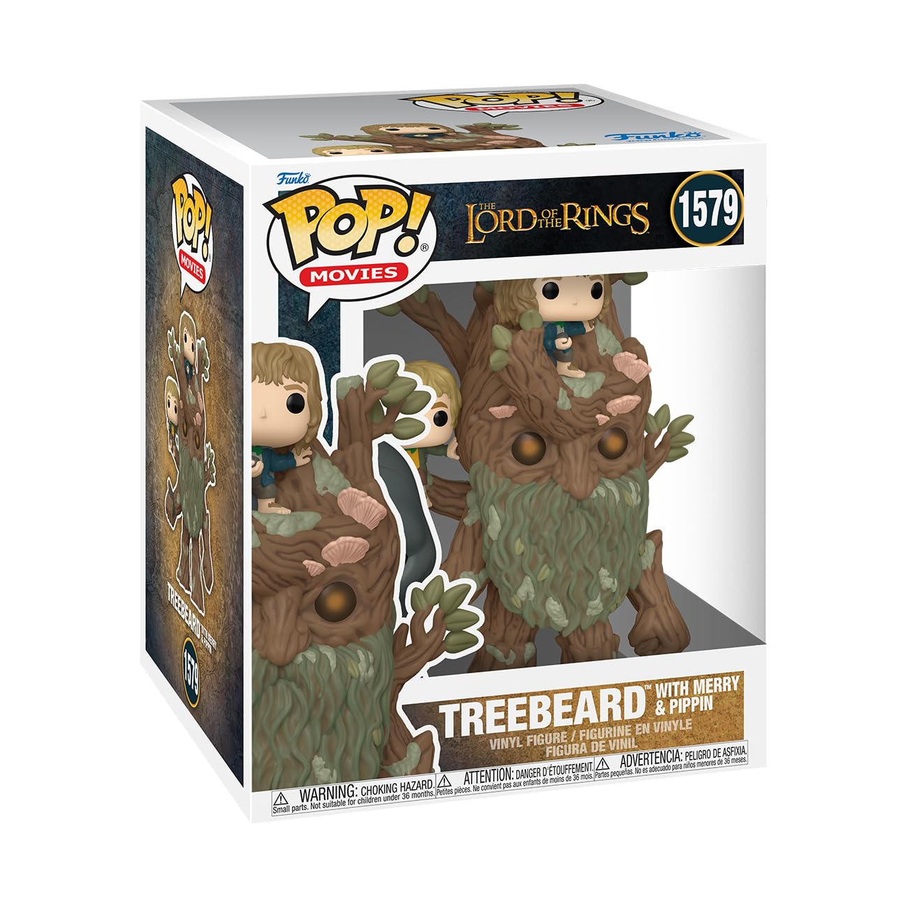 Photo 1 of Funko POP! Super: Lord of The Rings - Pippin Took - Treebeard with Merry & Pippin - Collectable Vinyl Figure - Gift Idea - Official Merchandise - for Kids & Adults - Movies Fans