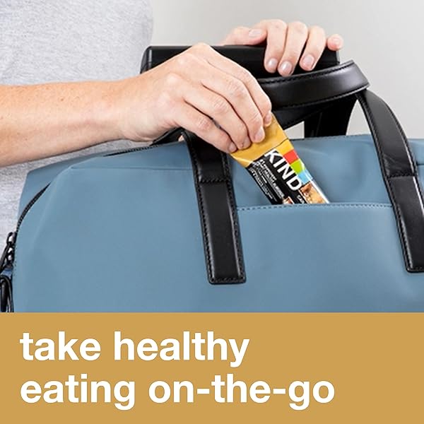 KIND HEALTHY SNACKS BARS, CARAMEL ALMOND & SEA SALT, GLUTEN FREE, LOW SUGAR, HIGH FIBER SNACKS, 6G PROTEIN, 12 COUNT