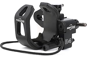 limaity Drop Away Arrow Rest for Compound Bow Right Hand No Spanner Required Four-Way Adjustable Quick-Adjustment Knob Full Containment Cable Activated