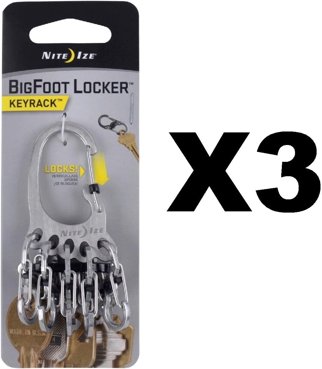 Best nite ize bigfoot locker keyrack keychain