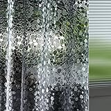 Ga-Geetopia EVA Black Thin Shower Curtain