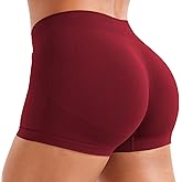 YEOREO Women Workout Booty Shorts Low Rise 2.5" Impact Scrunch Lifting Biker Gym Hot Shorts Spandex for Yoga Running