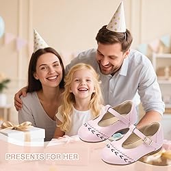 Tegeek Girls Toddler/Little Kid Mary Jane Flats