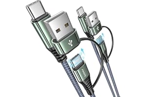 AINOPE USB C Cable 2 Pack 3FT Nylon Braided Fast Charging Cable 3A USB-C to USB-C Cable