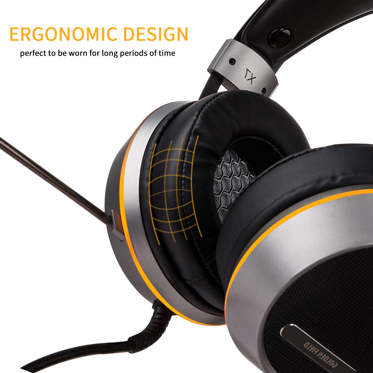 Accessori videogiochi per PC Microfono Controllo del Volume per PC Desktop  Gaming GOLDEN FIELD X7 Cuffie da gioco stereo surround 7.1 USB con  Illuminazione a LED urban-earth.co.uk