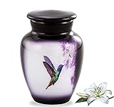 Hummingbird Keepsake Urn, Hummingbird Mini Urn for