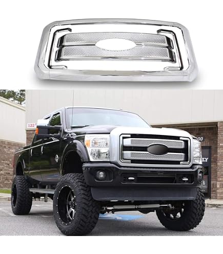 2021-2022 Ford F250 F350 F450 F550 Super Duty Raptor Style Griglia paraurti anteriore Griglia nera con LEDFOR Lettera