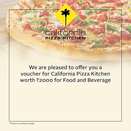California Pizza Kitchen Gift Voucher Rs 2000 Amazon In Gift Cards