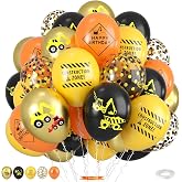 Construction Balloons, 12 Inch Truck Construction Themed Party Decorations | Construction Printed Latex Balloons, Decorations For Boys Birthday, Baby Shower And Graduation Gatherings